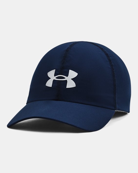 Men's UA Shadow Run Adjustable Cap in Blue image number 0